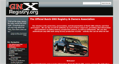 Desktop Screenshot of gnxregistry.org